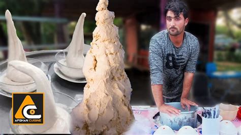 Afghan Ice Cream Afghani Kulfi Sheeryakh Youtube