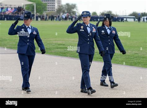 Air Force Basic Military Training Instructors March During The Air Air Force Basic Military Training Instructors March During The Air