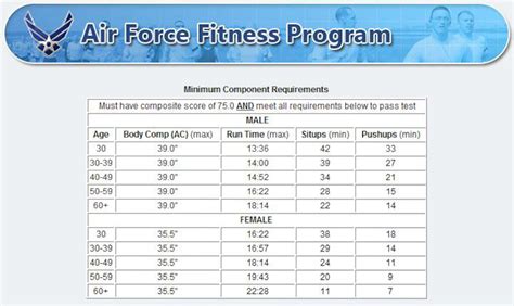 Air Force Fitness Test