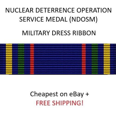 Air Force Nuclear Deterrence Service Medal Official Issue Ebay