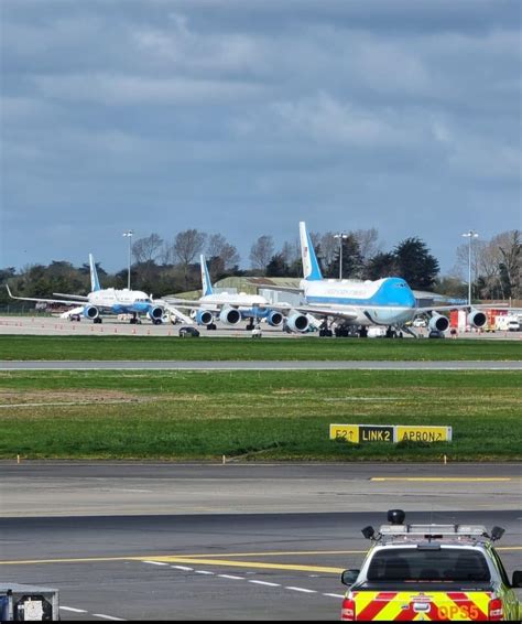 Air Force One In Dublin Airport What Are The Other Two 757S For R
