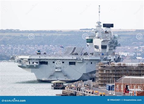 Aircraft Carrier In Port Editorial Photo Image Of Port 99643401