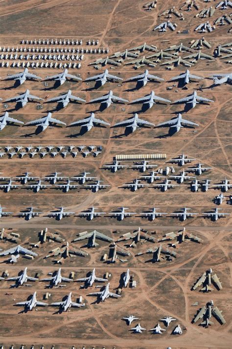 Airplane Graveyard In Arizona Stock Photo Image Of Aero Airplane