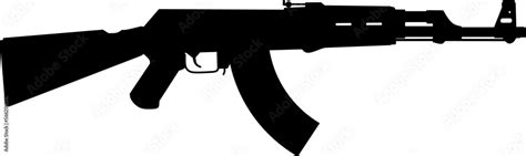 Ak 47 Silhouette Tattoo