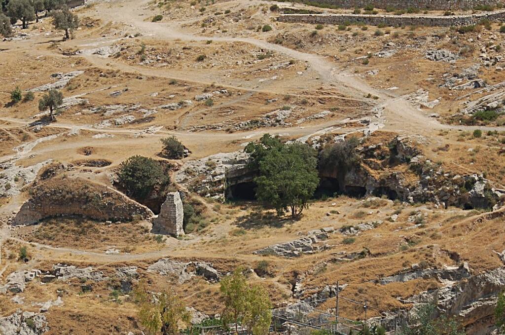 Akeldama Field Of Blood Traditional Place Of Judas Suicide In Valley Of Akeldama Field Of Blood Traditional Place Of Judas Suicide In Valley Of