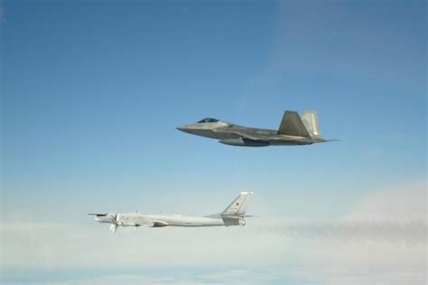 Alaska F 22S Intercept Russian Military Bombers Alaska F 22S Intercept Russian Military Bombers
