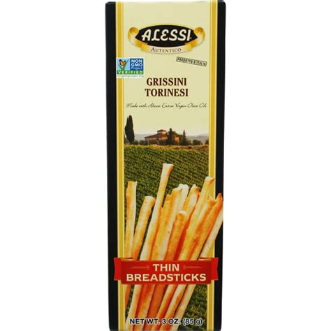 Alessi Grissini Torinesi Thin Breadsticks 3 Oz Fairway Alessi Grissini Torinesi Thin Breadsticks 3 Oz Fairway