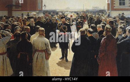 Alexander Iii Reception By Repin Stock Photo Alamy
