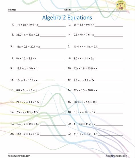 Solving Algebra 2 Equations Made Easy