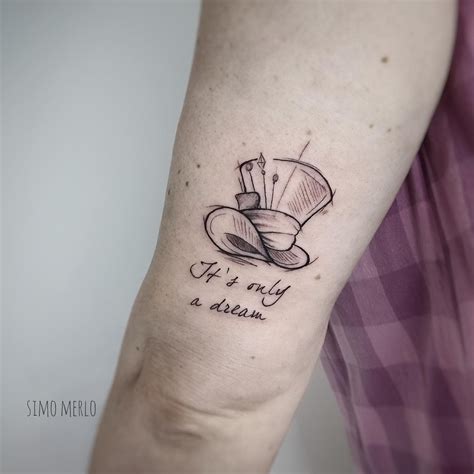 Alice In Wonderland Mad Hatter Tattoo Designs