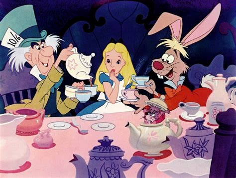 Alice In Wonderland Mad Tea Party Hatter Dormouse White Rabbit Alice In Wonderland Mad Tea Party Hatter Dormouse White Rabbit