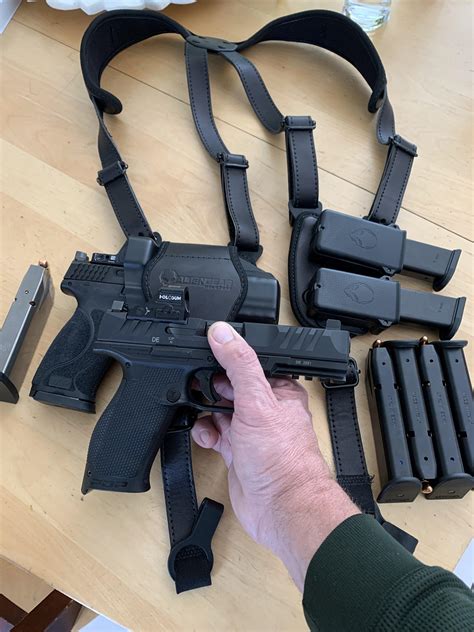 Alien Gear Shape Shifter Shoulder Holster For Walther Pdp Fits S W 10Mm M2 0 R Ccw