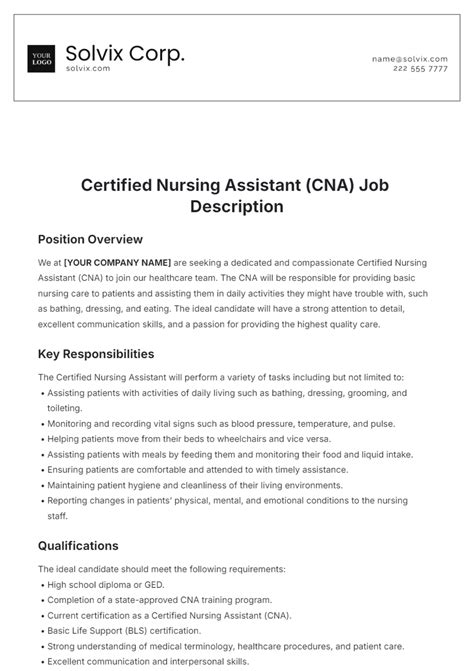 All About Certified Nursing Assistant
