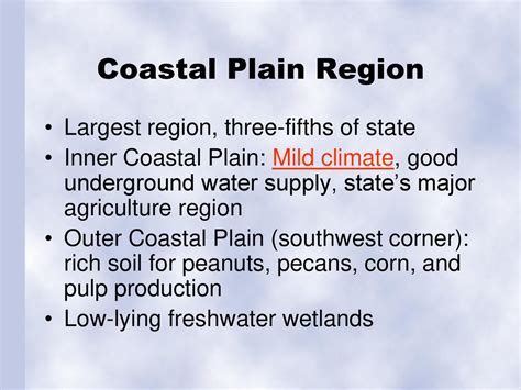 5 Key Coastal Plain Factors