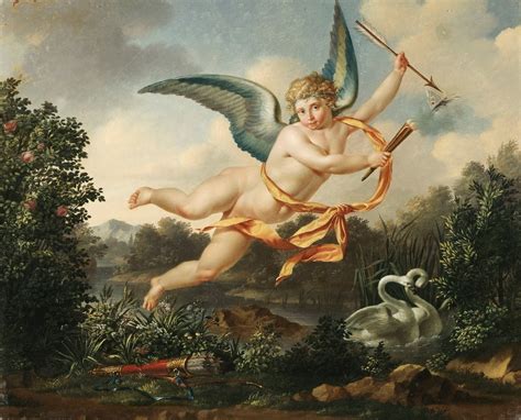 Allegories Of Love Cupid With A Torch And Arrow 1803