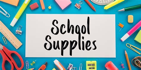 Alms 2023 2024 School Supply List Albert Leonard Middle School