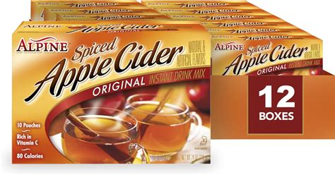 Alpine Spiced Apple Cider Drink Mix 10 Pouches Case Of 5 Shelhealth Alpine Spiced Apple Cider Drink Mix 10 Pouches Case Of 5 Shelhealth
