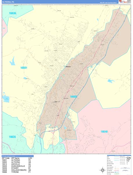 Altoona Zip Code Map Altoona Zip Codes