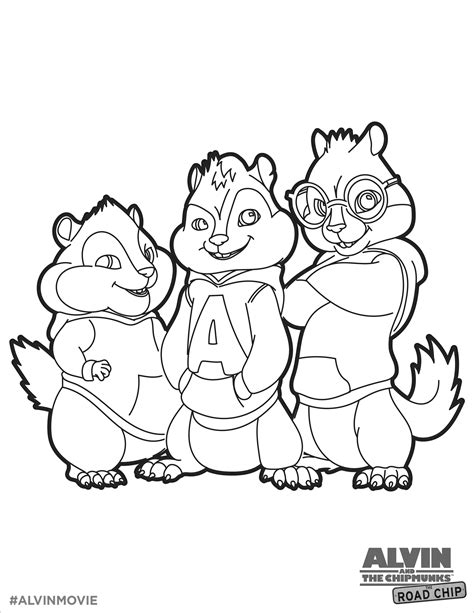 Alvin And The Chipmunks Chipwrecked Coloring Pages Coloring Home
