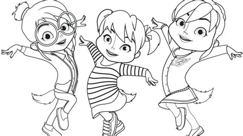 Discover Fun with Alvinnn and the Chipmunks Coloring Pages for Kids