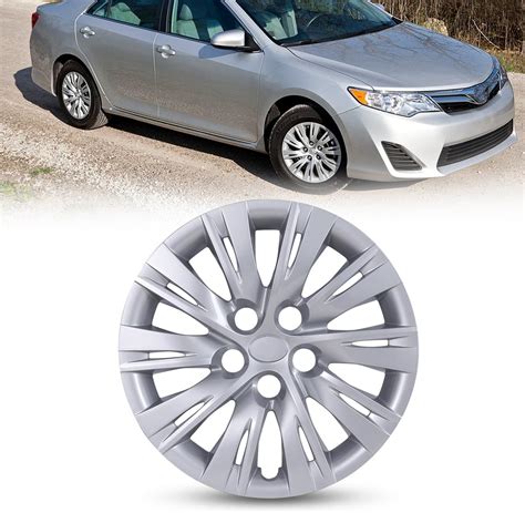 Amazon Com 1 Pc 15 Replacement Hubcap Fit For Toyota Prius 2010 2015 Wheel Rim Cover Fit For Toyota Prius 15 Alloy Wheels Abs Pc Material Hub