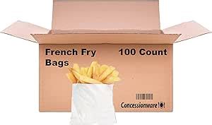 Amazon Com 100 Count Paper French Fry Bags Industrial Scientific Amazon Com 100 Count Paper French Fry Bags Industrial Scientific