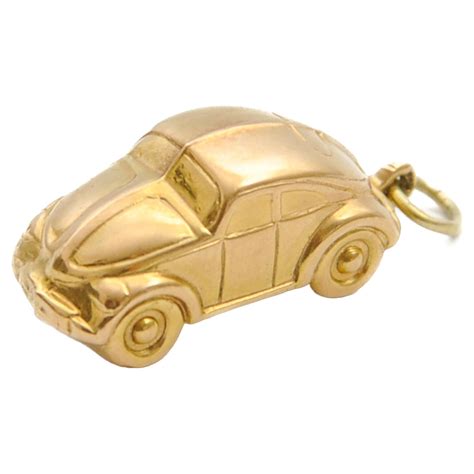 Amazon Com 14K Yellow Gold Car Charm Clothing Shoes Jewelry