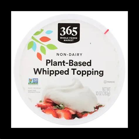 Amazon Com 365 By Whole Foods Market Whipped Topping Plant Based Non Dairy 10 Ounce Grocery Gourmet Food