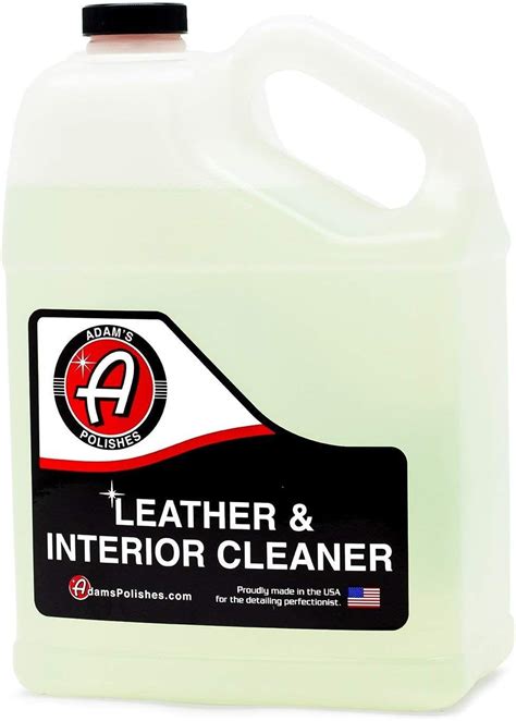 Amazon Com Adam S Polishes Leather Interior Cleaner 640 Fl Oz 5 Gallon Automotive