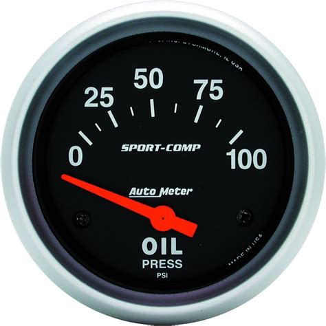Amazon Com Auto Meter 3321 Sport Comp Mechanical Oil Pressure Gauge 2 3125 In Automotive Amazon Com Auto Meter 3321 Sport Comp Mechanical Oil Pressure Gauge 2 3125 In Automotive