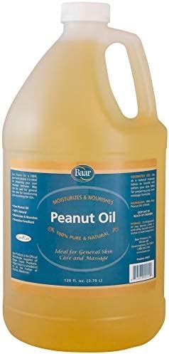 Amazon Com Baar Refined Peanut Oil 1 Gallon Peanut Massage Oils Grocery Gourmet Food