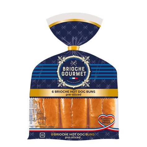 Amazon Com Bakerly Brioche Hot Dog Buns Pack Of 4 6 Count 24 Total Brioche Hot Dog Buns Grocery Gourmet Food