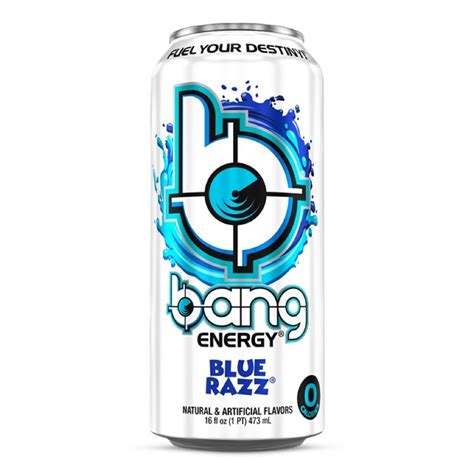 Amazon Com Bang Energy Blue Razz Sugar Free Energy Drink 16 Ounce Pack Of 12 Multiple Vitamin Mineral Combinations Grocery Gourmet Food