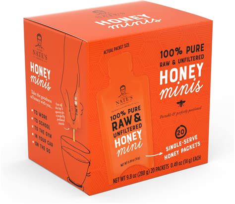Amazon.com : Beelife 100% Pure Raw And Unfiltered Honey Packets -  Individual Honey Packets- 450 Single Serve Packets - 3.96 Lb : Grocery &  Gourmet Food