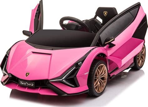 Amazon Com Best Ride On Cars Lamborghini Sian 12V Battery Powered Ride On Car Pink Large Toys Games Amazon Com Best Ride On Cars Lamborghini Sian 12V Battery Powered Ride On Car Pink Large Toys Games