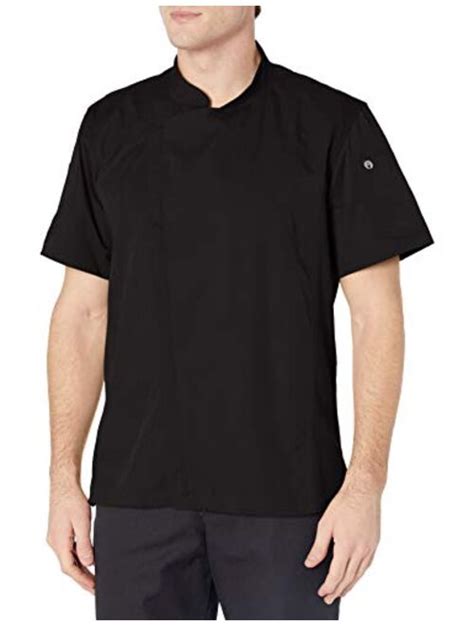 Amazon Com Chef Works Men S Springfield Chef Coat Black X Small Clothing Shoes Jewelry