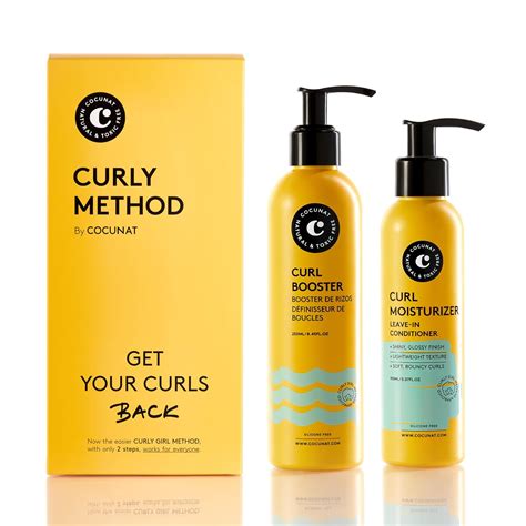 Amazon Com Cocunat Curly Method Curly Hair Gel And Conditioner For Perfect Curls In 2 Steps Leave In Moisturizer Curl Booster Moisturises Nourishes Strengthens And Eliminates Frizz 250Ml 150Ml