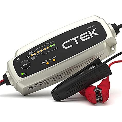 Amazon Com Ctek 4 3 Test Charge 12 Volt Fully Automatic Charger With Unique Battery And Alternator Testing Ideal For Long Term Storage Automotive