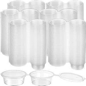 Amazon Com Didaey 300 Pcs 2 Oz Plastic Dressing Containers Clear