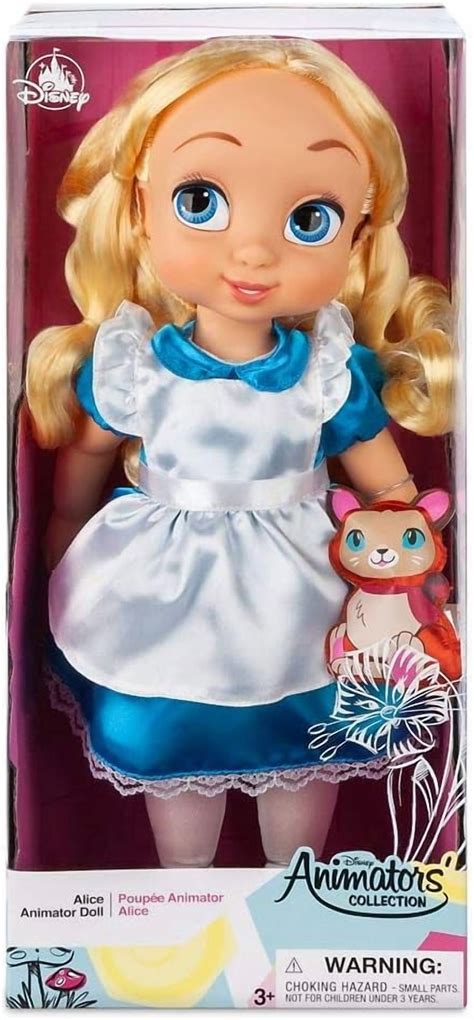 Amazon Com Disney Store Girl S Animators Collection Alice Doll 16 Inches Collectible Character Toy Perfect Fans Authentic Design Great Gift For Kids And Collectors Toys Games
