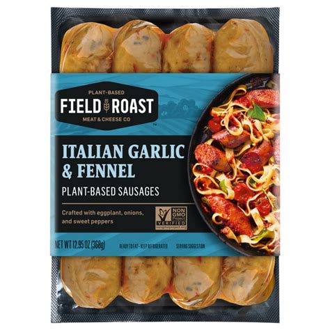 Amazon Com Field Roast Vegan Plant Based Italian Sausage 8 Links Per Pack Pack Of 6 Grocery Gourmet Food