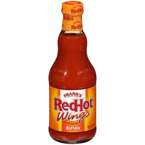 Amazon Com Frank S Redhot Hot Buffalo Wings Hot Sauce 12 Fl Oz Grocery Gourmet Food