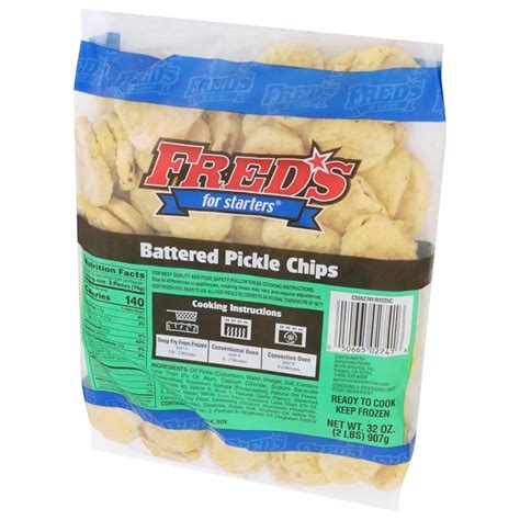 Amazon Com Freds Battered Pickle Chips 2 Pound 6 Per Case Amazon Com Freds Battered Pickle Chips 2 Pound 6 Per Case