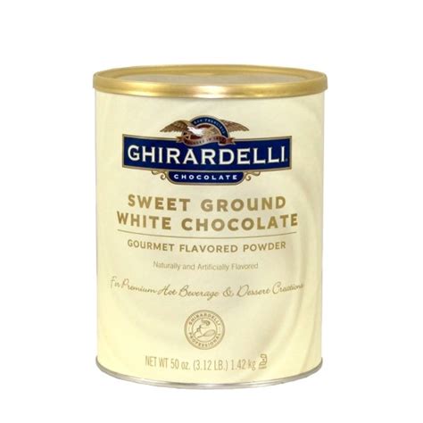 Amazon Com Ghirardelli Sweet Ground White Chocolate Flavor Powder 3 12 Lbs Hot Cocoa Mixes Grocery Gourmet Food