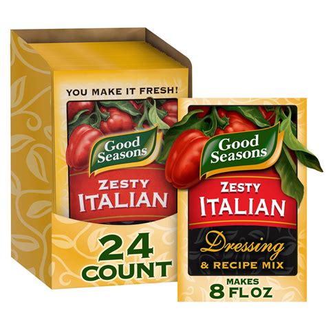 Amazon Com Good Seasons Zesty Italian Dressing Recipe Seasoning Mix 4 Ct Packets Amazon Com Good Seasons Zesty Italian Dressing Recipe Seasoning Mix 4 Ct Packets