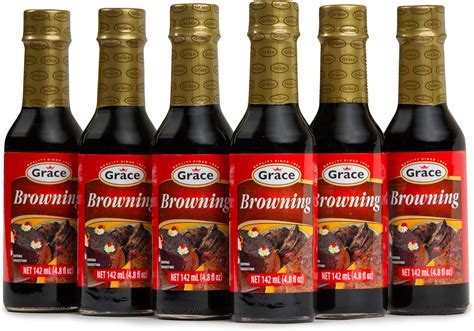 Amazon Com Grace Browning Sauce Jamaican 4 8Oz 2 Pack Browning Sauce For Grilling Baking Jamaican Food Jamaican Seasoning Sauce For Beef Gravy Vegetarian Gravy Brown Gravy Sauce Oxtail