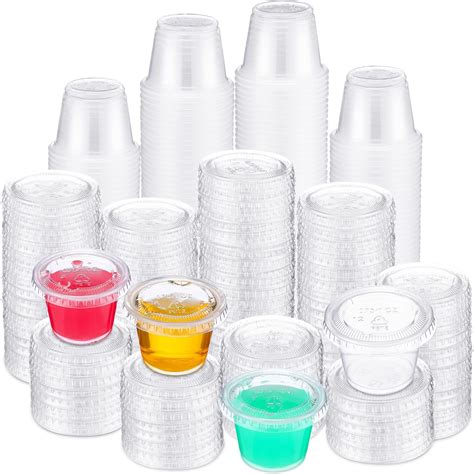 Amazon Com Gusto 1 Oz 200 Count Clear Disposable Plastic Portion Cups With Lids Souffl Cups Jello Shot Cups With Lids Clear Plastic Containers Perfect For Salad Dressing And More Industrial Scientific Amazon Com Gusto 1 Oz 200 Count Clear Disposable Plastic Portion Cups With Lids Souffl Cups Jello Shot Cups With Lids Clear Plastic Containers Perfect For Salad Dressing And More Industrial Scientific