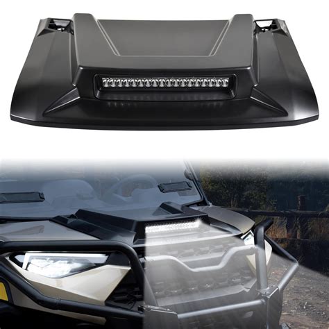 Amazon Com Haka Tough Hood Scoop With Light For Polaris Ranger Xp 1000 Accessories 2018 2024 Front Turbo Hood Scoop With Auxiliary Light For Polaris Ranger Crew Xp 1000 Accessories 18 24 Automotive