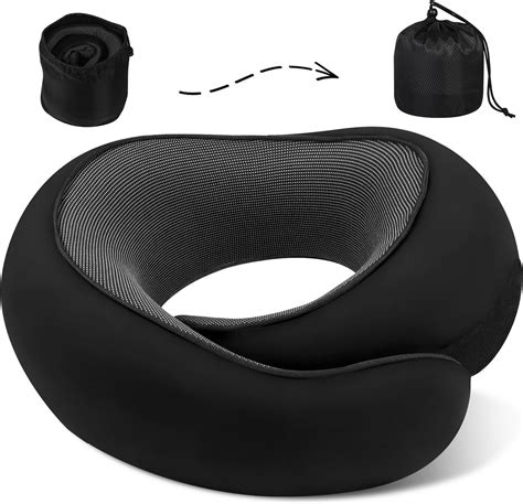 Amazon Com Inphysio Infinity Comfort Pillow Memory Foam Travel Pillow Double Sided Design Travel Pillow With Sleep Mask Infinity Shaped Travel Pillow 33 X 13Cm Office Products