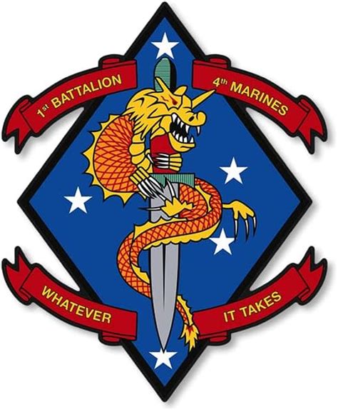 Amazon Com Iraq Logo 1St Battalion 4Th Marines Logo Shaped Sticker Decal Fourth First Dragon Insignia Served Vinyl Us Made For Car Truck Or Laptop 3 X 4 Inch Usmc Licensed Amazon Com Iraq Logo 1St Battalion 4Th Marines Logo Shaped Sticker Decal Fourth First Dragon Insignia Served Vinyl Us Made For Car Truck Or Laptop 3 X 4 Inch Usmc Licensed